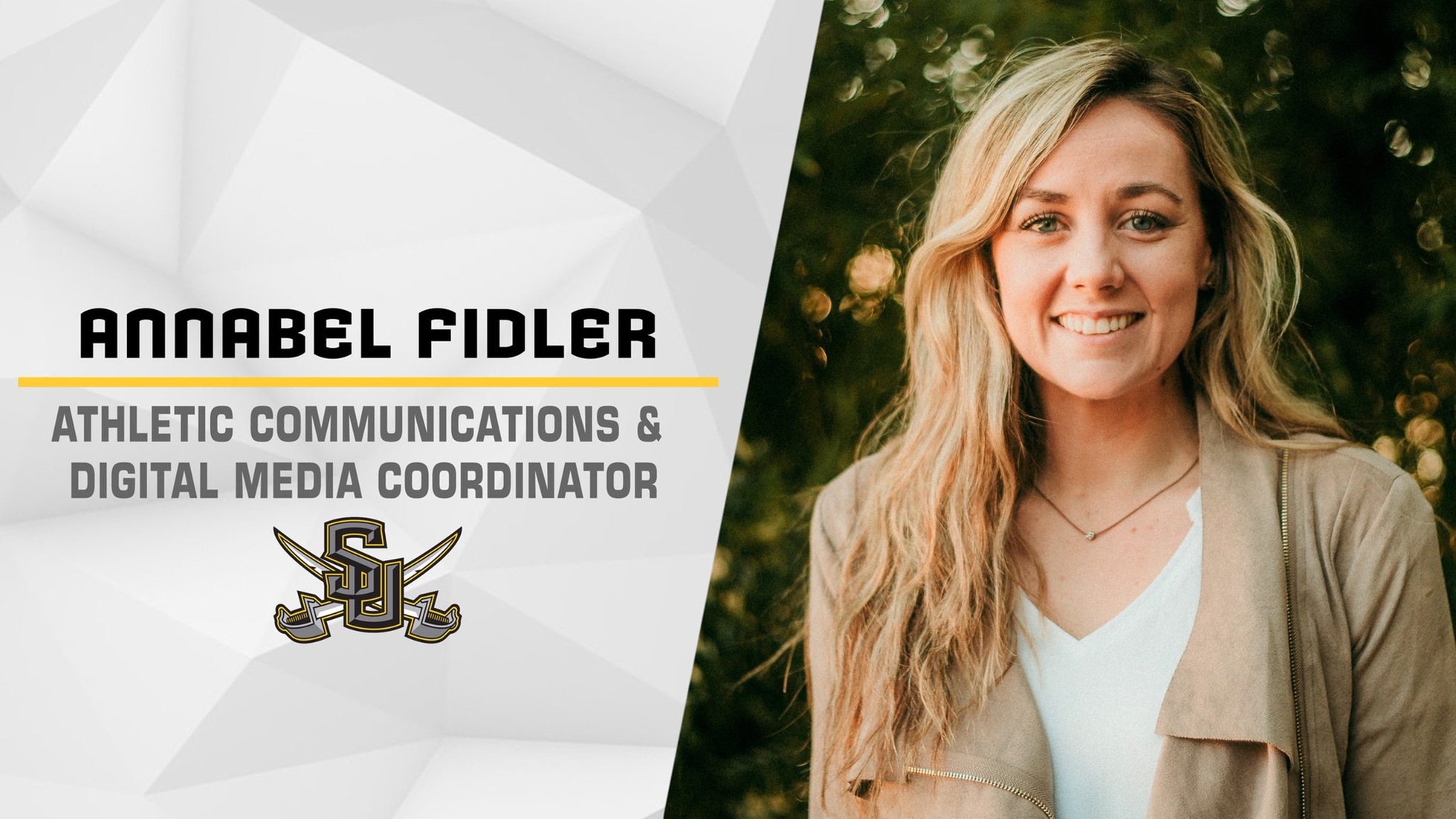Fidler named Athletic Communications and Digital Media Coordinator