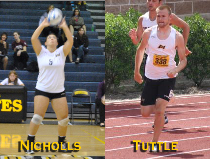 Nicholls, Tuttle Selected as Kassen/Lowry Athletes-of-the-Year 2012