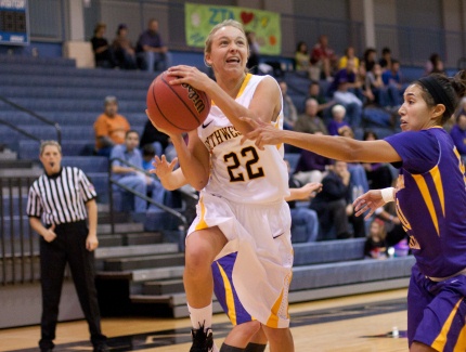 Women’s Basketball Survives Scare at Home