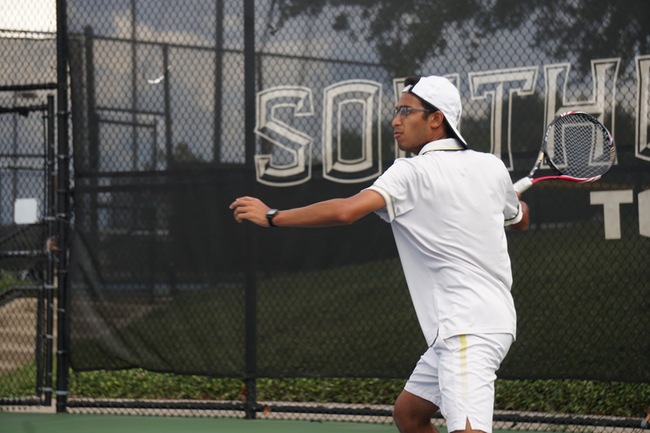 Men's Tennis Takes Second Match of the Day 7-2