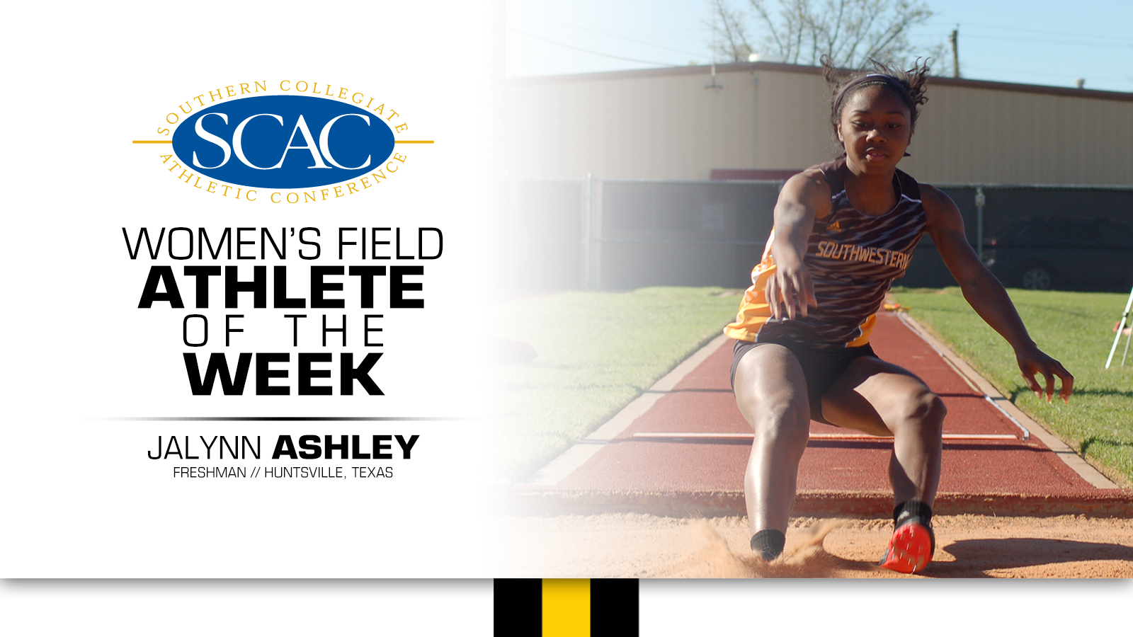 Ashley picked as SCAC Field Athlete of the Week
