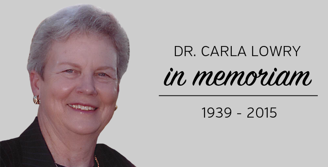 Southwestern mourns the death of Dr. Carla Lowry