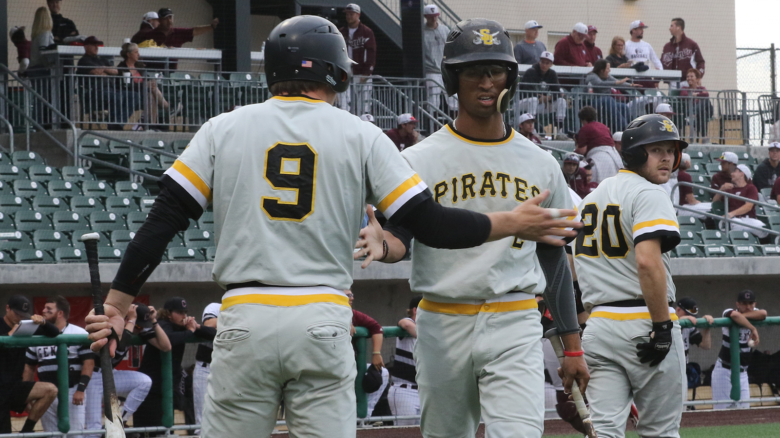 Pirates Knock Off Top-Seeded Centenary in Opening Game of SCAC Championship