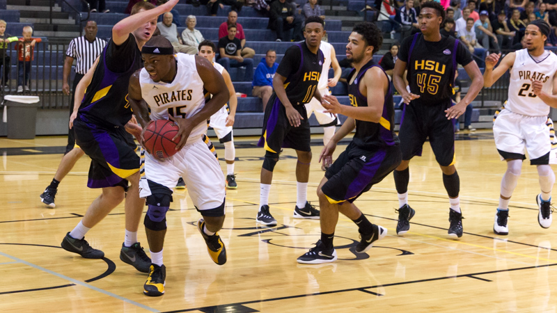 Offensive surge propels Pirates to 74-58 win over Dallas