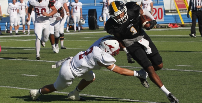 Pirates fall in SCAC opener 47-29