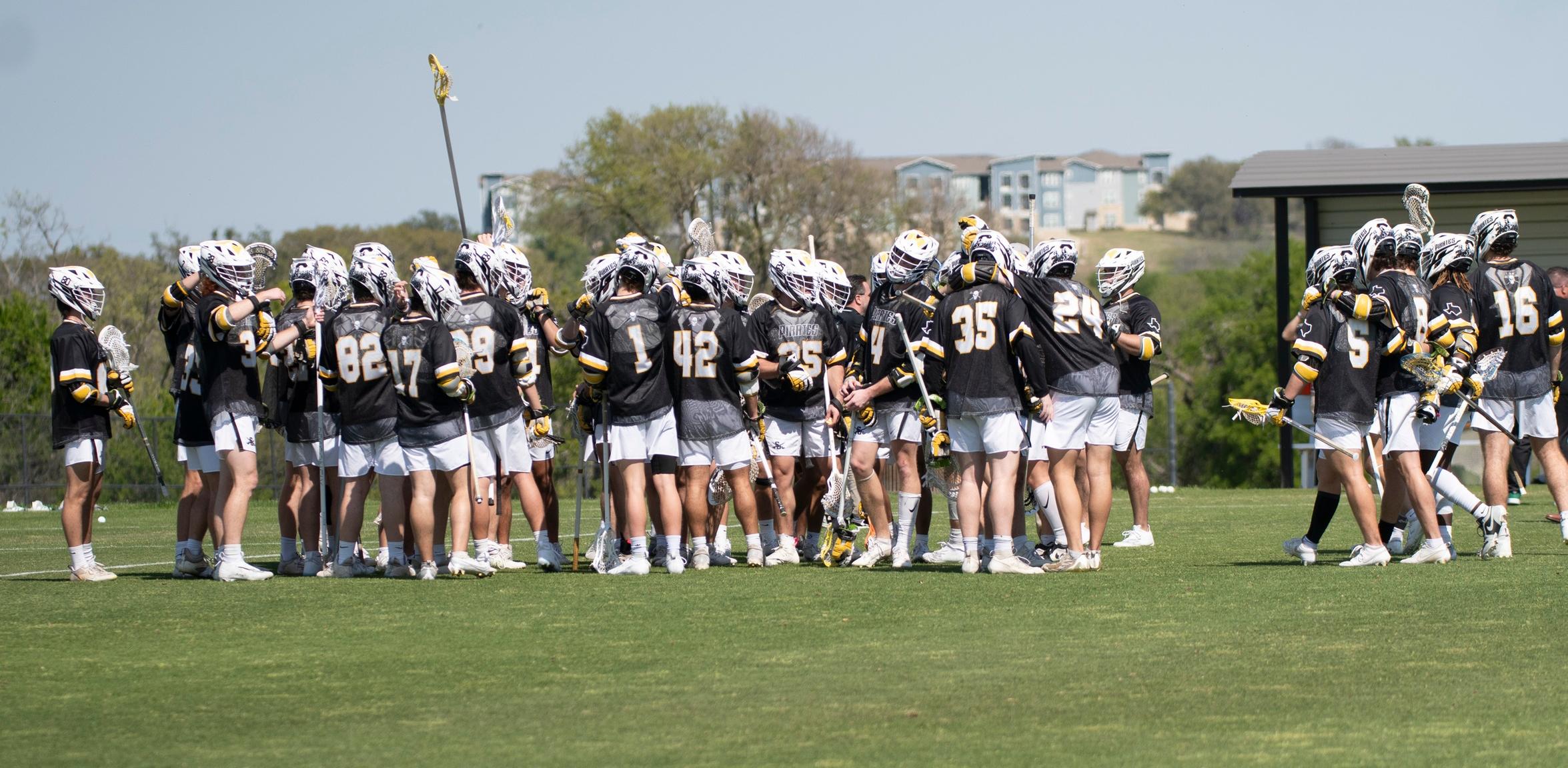 Men's Lacrosse Ends Home Stand with Win over Hendrix