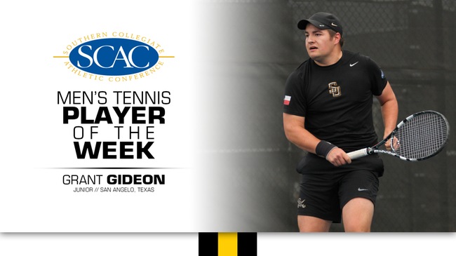 Gideon tabbed SCAC Player of the Week