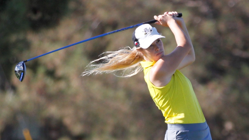 Women's golf in third after day one