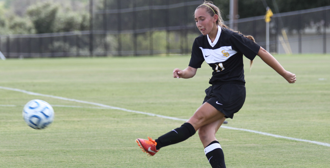 Women’s soccer snags first win in double overtime