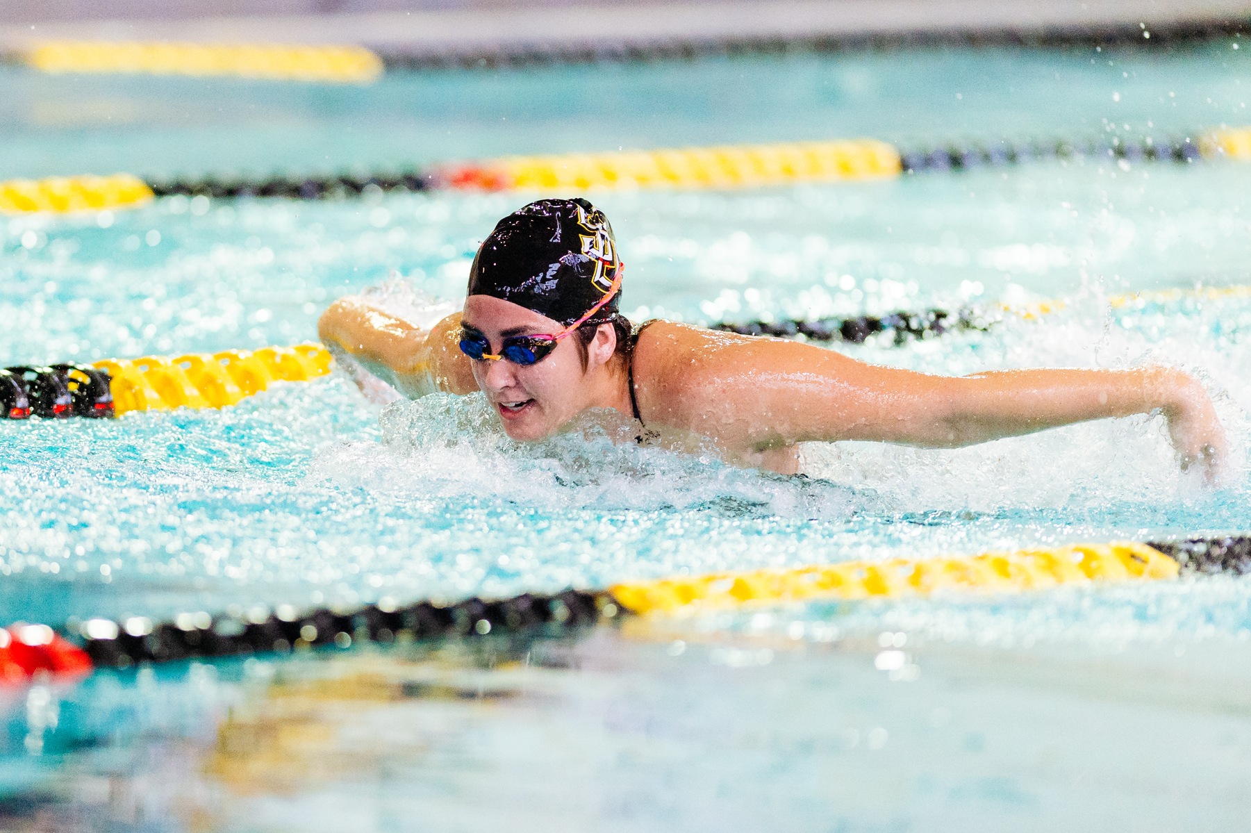 Women's Swimming Splits Meet With OBU and Rhodes