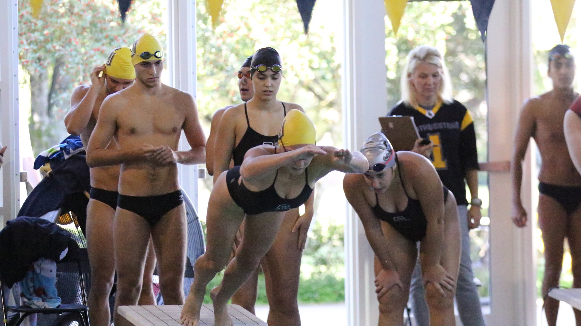 Women's Swimming And Diving Gets Record Performances At Trinity Invitational