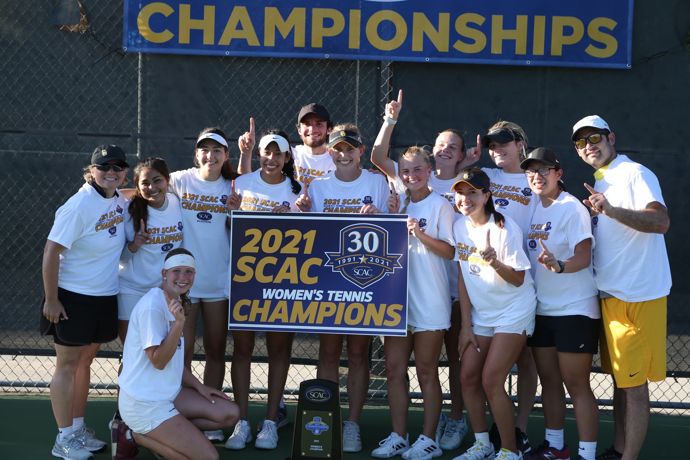 Women's Tennis Wins First SCAC Championship In Program History