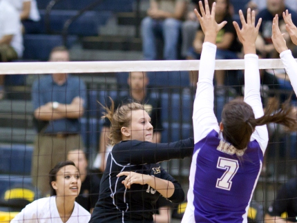 Volleyball Splits Final Day of Action